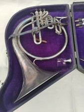 Vintage Cleveland Instruments Mellophone Original Case. Good Condition Key F E