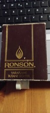 ACCENDINO RONSON VARAFLAME BUTANE LIGHTER ANNI '70/'80.MAI USATO