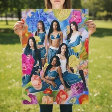 KATSEYE Fan Art Poster - Stylish Music Room Decor - Gift