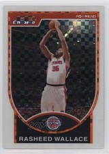 2007 Bowman Draft Picks & Stars Chrome X-Fractor 46/50 Rasheed Wallace #30 2b6