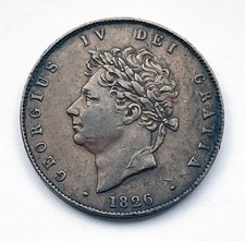 GEORGE IV HALF PENNY COIN 1826