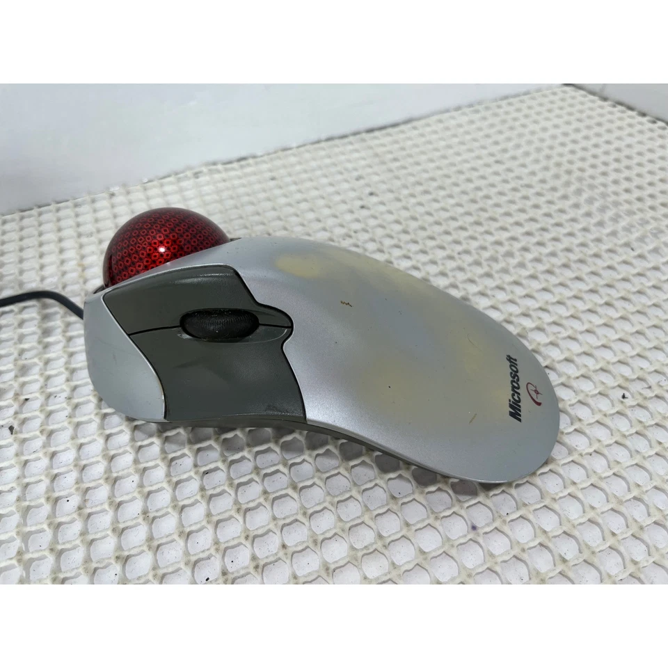 Microsoft Trackball Explorer 1.0 Mouse PS2/USB Compatible Tested Works - Image 2 of 4