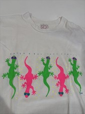Catch A Ray Lake Powell Lizards Shirt Men’s SZ L Made In USA SDI tag Dual Sided