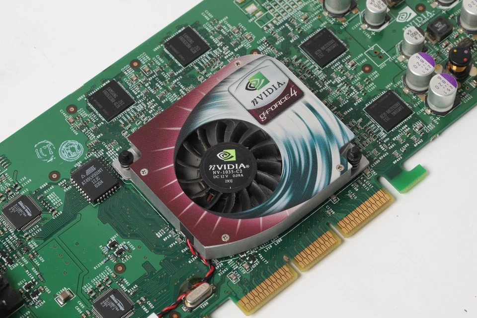 Nvidia GeForce4 TI4600 128MB DVI & ADC AGP Graphics Card (Mac G4) Noisy Fan - Image 2 of 4