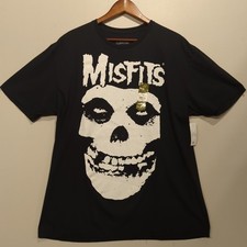 NWT Misfits Short Sleeve Shirt Black XL Big Logo