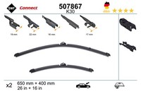 SWF Scheibenwischer Vorne FüR Opel Corsa E X15 S07 M13 Ford Fiesta VI KJ1 KJ7
