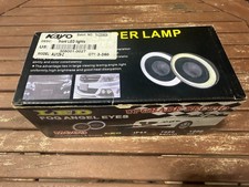 M609 Led Fog Angel Eyes Lamp Kit 7000k White Halo Drl Lights Pair Au126-2 M609 Led Fog Angel Eyes Lamp Kit 7000k White Halo Drl Lights Pair Au126-2