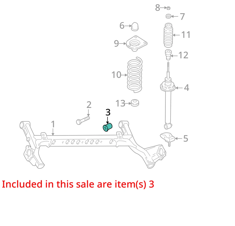 Chevrolet Pontiac Cavalier Cutlass Calais 1982-2005 buje eje R 22597998 nuevo Foto 2 de 3