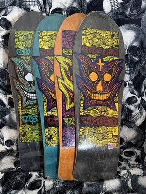 VISION John A Grigley 3 III Skateboard Deck 80s Reissue NEW Stained pick color