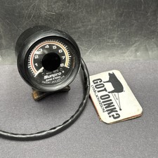 Sunpro 2-12 Mini Tach Tachometer With Mount 8k Rpm Redline Vintage