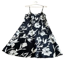 Alexander Del Rossa satin slip dress size large