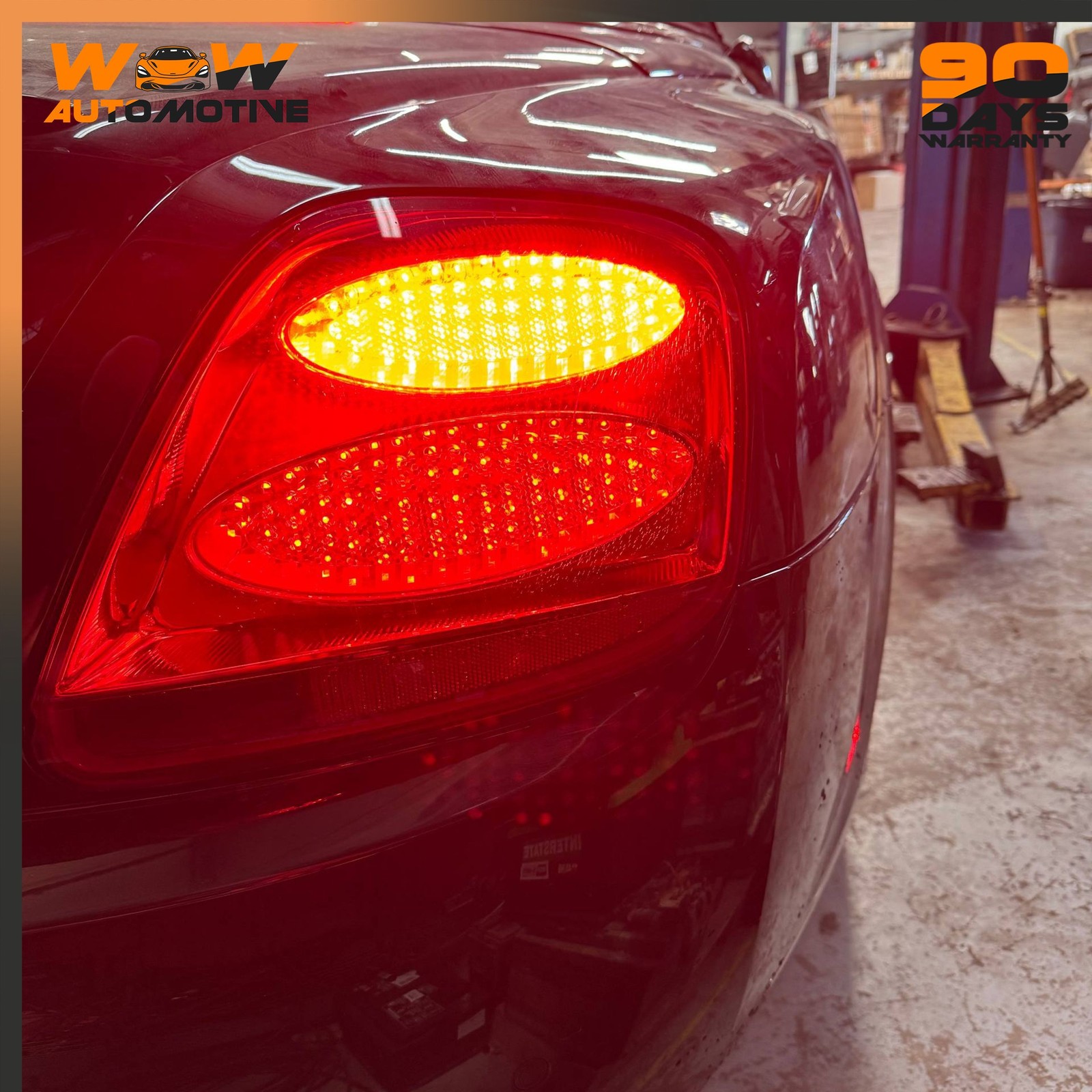04-11 BENTLEY CONTINENTAL GTC REAR RIGHT PASSENGER SIDE TAIL LIGHT LAMP OEM