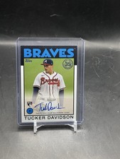 Tucker Davidson 2021 Topps 1986 Topps Baseball 35th Anniversary Auto #86B-TD RC