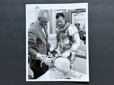 1963 NASA Astronauts L. Gordon Cooper, Jr., & John Glenn, Jr., Helmet Photograph