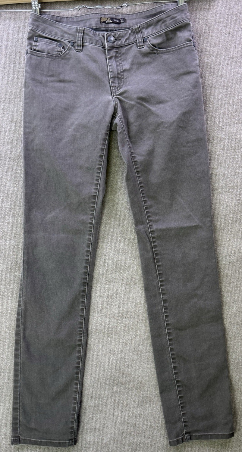 Womens Size 10/30 Regular Inseam Gray Denim 30x32