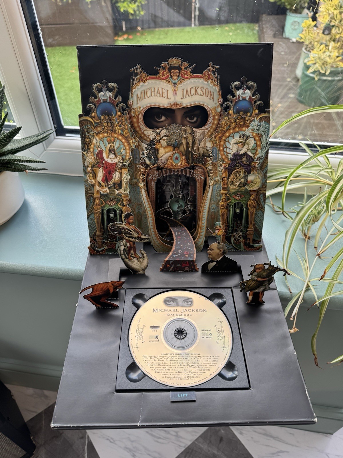 Michael Jackson Dangerous Collector's Edition Pop Up CD First Printing 1991
