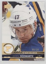 2017-18 Upper Deck High Gloss 6/10 Jaden Schwartz #159 9qe