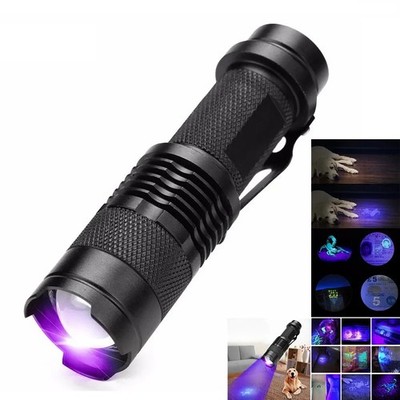 UV Ultra Violet LED Taschenlampe Schwarzlicht Licht 395nM LED Leuchte Torch