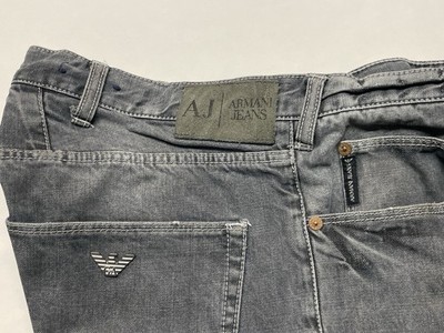 Armani Jeans J45 Regular 36x34 Gray Grey Giorgio Armani GA | eBay