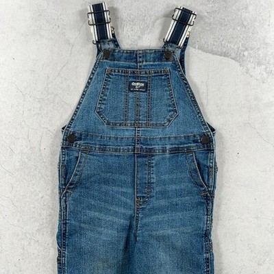 OshKosh B'gosh Latzhose Kinder 4 Jahre Mid Wash Blau Denim Classic Bib Overalls