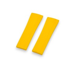 24x20mm Yellow Rubber Strap For Breitling Diver Pro