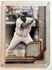 2023 Topps Museum Collection Tony Gwynn Meaningful Material /35 SP - Game Used!