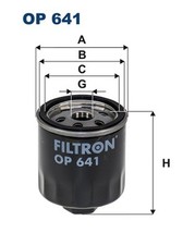 FILTRON Ölfilter OP 641 Anschraubfilter für VW AUDI SKODA SEAT GOLF A2 8Z0 1J1 3