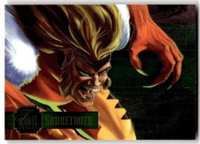 1995 Flair Marvel Annual Sabretooth PowerBlast #9