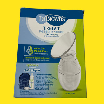 Dr. Brown's Silicone Breast Pump Breast Milk Catcher w/ Options+ Anti-Colic #555