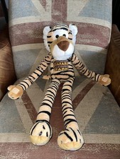 Large Keel Toys Tiger Plush Soft Cuddly Toy West Midlands Safari Park 61cm Rare