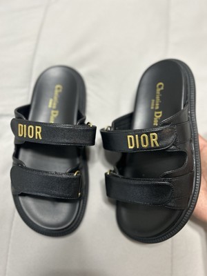 Black Dioract Women s Sandals Size 8 US = Size 38 EU Brand New Comes With Box