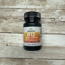 Swanson Vitamin B-12 Methylcobalamin - High Absorption 5,000 Mcg 60 Tablets