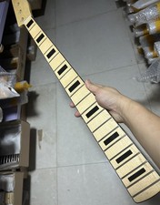 Maple Bass guitar neck part 20 Fret 34inch Maple fingerboard inlay Gloss