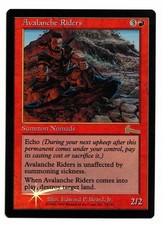 Magic the Gathering MTG Avalanche Riders FOIL 74/143 Urza's Legacy! GD