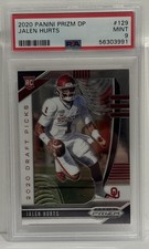 2020 Panini Prizm DP - JALEN HURTS ROOKIE CARD RC PSA 9 MINT A-85. rookie card picture