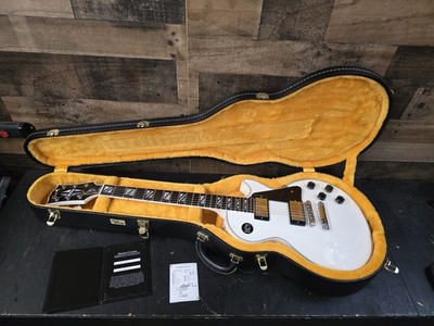 2024 Gibson Custom Shop M2M Les Paul Custom Alpine White Split