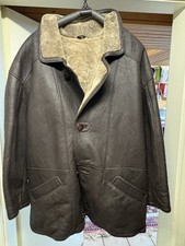 Neuwertige Lammfell Ledermantel Onkel Sam. LederMantel ￼ Neuzustand.