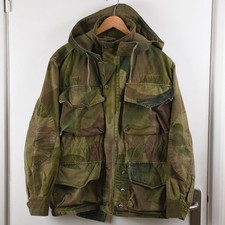 Vintage 1956 Belgian Army Brush Stroke Para Smock Jacket Congo Denison Large