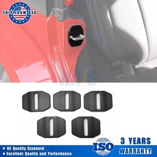5pcs Door Lock Buckle Covers Protection Trim For Jeep Wrangler Jk Jku 2007-2017 5pcs Door Lock Buckle Covers Protection Trim For Jeep Wrangler Jk Jku 2007-2017
