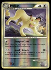 Persian HeartGold SoulSilver Reverse Holo 27/123 Pokemon TCG on eBay