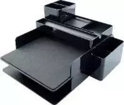 4719853527324 Organizer nabiurkowy wielofunkcyjny czarny Olife