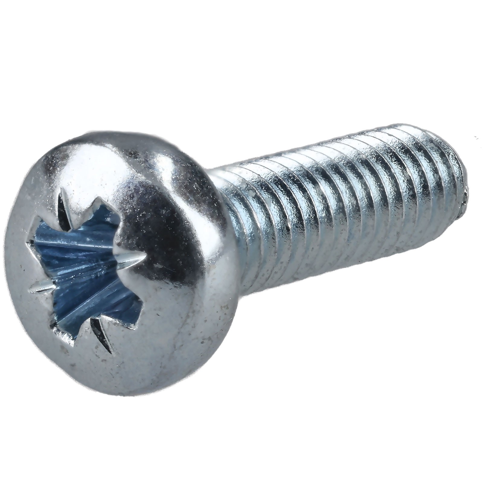 R-TECH Pozi Pan Head Machine Screws BZP M3 10mm - Pack Of 100