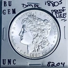 1880 S BU GEM MORGAN SILVER DOLLAR UNC MS+++ U.S. MINT RARE COIN 8204