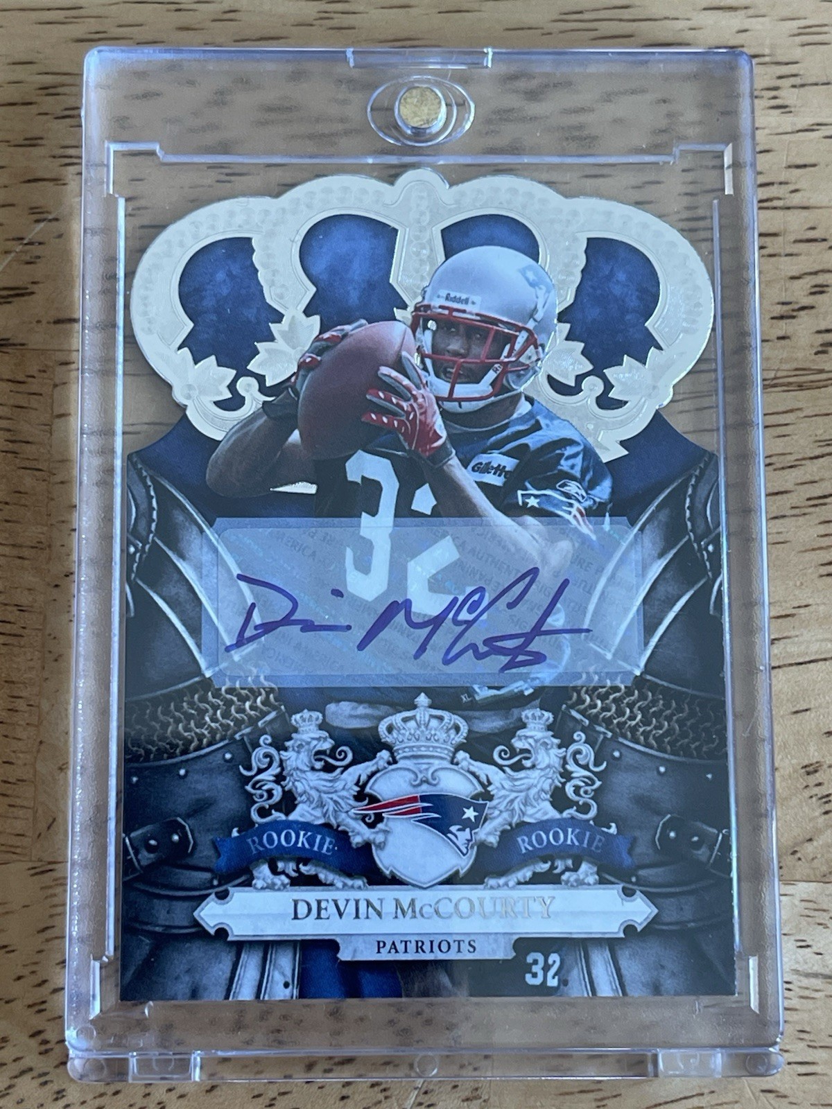 Devin McCourty Panini Crown Royale #129 Autograph
