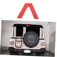 1PC Inverted V-Shaped Sticker Rear Trunk Door Trim Sticker Decals Bright Red