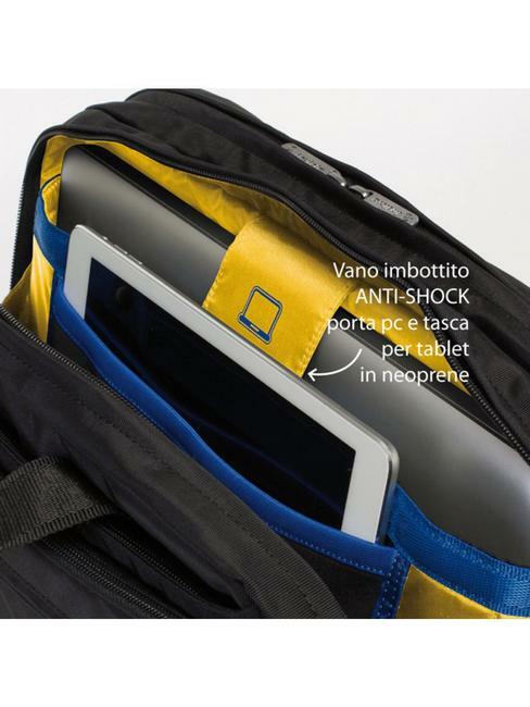 Borsa da lavoro Invicta Blu Cartella 13'' interni arancioni | Acquisti  Online su eBay