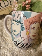ZAK! DESIGN 2019 GOLDEN GIRLS COFFEE CUP MUG #SQUADGOALS 16OZ