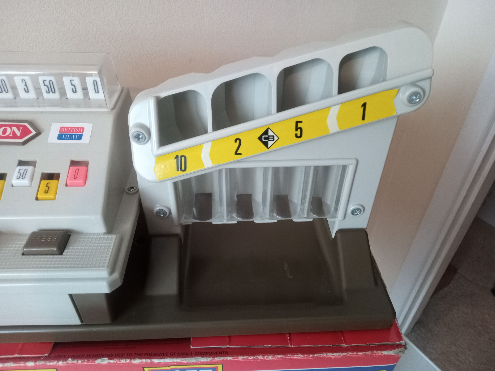 Vintage Casdon Hypertill Toy Till Cash Register 1979 Roleplay Set