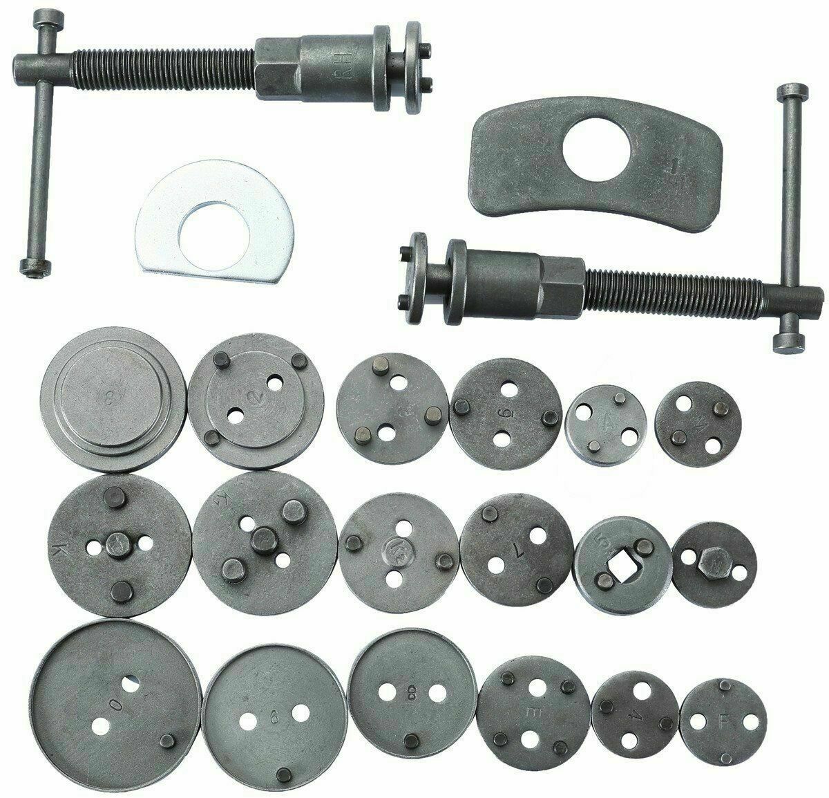 Xuuyuu Herramienta De Rebobinado De Pinza De Freno De Disco, 22 Piezas Herramienta De Retroceso De Viento Universal Kit De Herramientas De Retroceso
