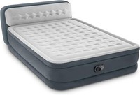 Intex 64448ND Luftbett Durabeam Ultraplushheadboard Mit 220V Pumpe Queen Lehne